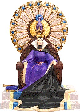Snow White Evil Queen Enthroned Evil by WDCC Disney Classics Image is watermarked for copyright protection and is not present on the actual art work.