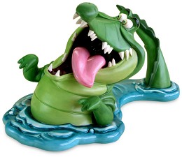 Peter Pan Croc Tick-Tock, Tick-Tock by WDCC Disney Classics Image is watermarked for copyright protection and is not present on the actual art work.