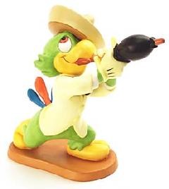 Three Caballeros Jose Amigo Jose by WDCC Disney Classics Image is watermarked for copyright protection and is not present on the actual art work.