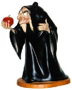 Snow White Hag Take The Apple, Dearie by WDCC Disney Classics Image is watermarked for copyright protection and is not present on the actual art work.
