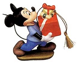 Mickey Mouse Ornament by WDCC Disney Classics Image is watermarked for copyright protection and is not present on the actual art work.