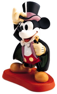 Mickey Mouse On With The Show by WDCC Disney Classics Image is watermarked for copyright protection and is not present on the actual art work.