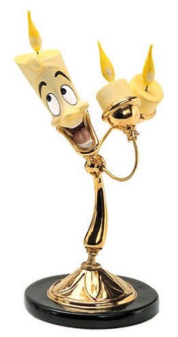 Beauty And The Beast Lumiere by WDCC Disney Classics Image is watermarked for copyright protection and is not present on the actual art work.