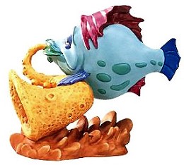 The Little Mermaid Fluke Duke Of Soul by WDCC Disney Classics Image is watermarked for copyright protection and is not present on the actual art work.