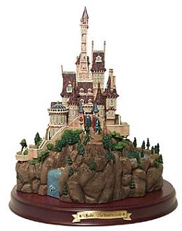 Beauty And The Beast Beast's Castle by WDCC Disney Classics Image is watermarked for copyright protection and is not present on the actual art work.