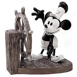 Steamboat Willie Mickey Mouse Mickey's Debut by WDCC Disney Classics Image is watermarked for copyright protection and is not present on the actual art work.