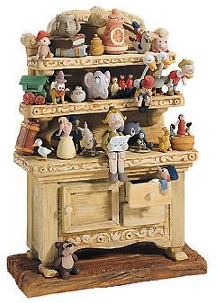 Pinocchio Geppetto's Toy Creations (hutch) Geppetto's Toy Creations by WDCC Disney Classics Image is watermarked for copyright protection and is not present on the actual art work.