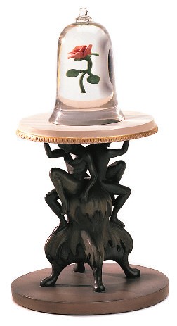 Beauty And The Beast The Enchanted Rose Table by WDCC Disney Classics Image is watermarked for copyright protection and is not present on the actual art work.