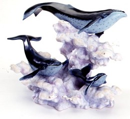 Fantasia 2000 Whales Soaring In The Clouds Signed By Patrick Romandy-Simmons by WDCC Disney Classics Image is watermarked for copyright protection and is not present on the actual art work.