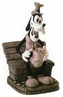 Mickey's Revue Goofy Goofy's Debut by WDCC Disney Classics Image is watermarked for copyright protection and is not present on the actual art work.