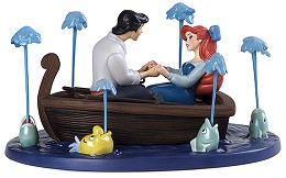 The Little Mermaid Eric And Ariel Kiss The Girl by WDCC Disney Classics Image is watermarked for copyright protection and is not present on the actual art work.
