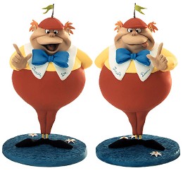 Alice In Wonderland Tweedle Dee And Tweedle Dum by WDCC Disney Classics Image is watermarked for copyright protection and is not present on the actual art work.