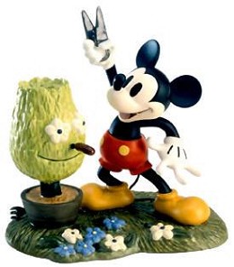 Mickey Cuts Up Mickey Mouse A Little Off The Top by WDCC Disney Classics Image is watermarked for copyright protection and is not present on the actual art work.
