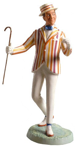 Mary Poppins Bert Feeling Grand by WDCC Disney Classics Image is watermarked for copyright protection and is not present on the actual art work.