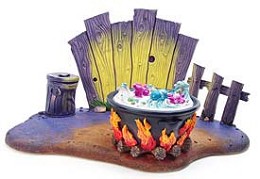 Trick Or Treat Base by WDCC Disney Classics Image is watermarked for copyright protection and is not present on the actual art work.