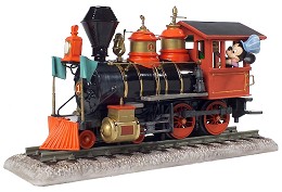 Theme Park Trains Mickey Mouse And C K Holliday I Have Always Loved Trains by WDCC Disney Classics Image is watermarked for copyright protection and is not present on the actual art work.