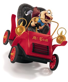 Mr Toad Wild Ride by WDCC Disney Classics Image is watermarked for copyright protection and is not present on the actual art work.