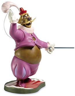 Robin Hood Little John Flamboyant Fop by WDCC Disney Classics Image is watermarked for copyright protection and is not present on the actual art work.