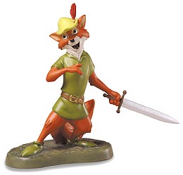 Robin Hood Romantic Rogue by WDCC Disney Classics Image is watermarked for copyright protection and is not present on the actual art work.