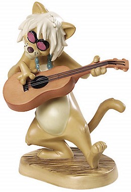 The Aristocats English Cat Groovy Cat by WDCC Disney Classics Image is watermarked for copyright protection and is not present on the actual art work.