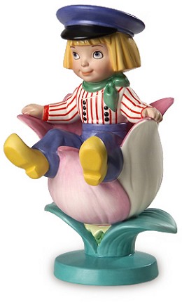 It's A Small World Holland Tulpenjongen Boy With Tulip by WDCC Disney Classics Image is watermarked for copyright protection and is not present on the actual art work.
