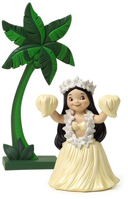 It's A Small World Tahiti Maera Welcome by WDCC Disney Classics Image is watermarked for copyright protection and is not present on the actual art work.