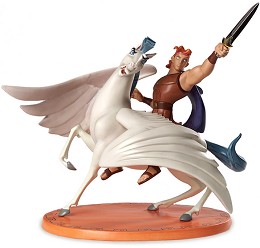 Hercules And Pegasus Defiant by WDCC Disney Classics Image is watermarked for copyright protection and is not present on the actual art work.