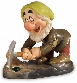 Snow White Sneezy To Get Rich Quick by WDCC Disney Classics Image is watermarked for copyright protection and is not present on the actual art work.