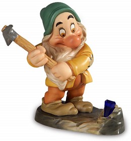 Snow White Bashful It Aint No Trick by WDCC Disney Classics Image is watermarked for copyright protection and is not present on the actual art work.