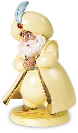 Aladdin Sultan Fawning Father by WDCC Disney Classics Image is watermarked for copyright protection and is not present on the actual art work.
