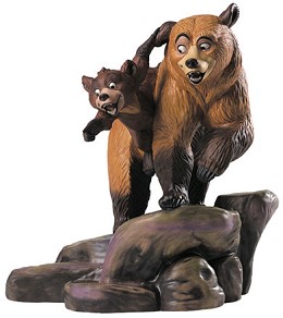  Brother Bear Kenai And Koda Brotherly Time by WDCC Disney Classics Image is watermarked for copyright protection and is not present on the actual art work.