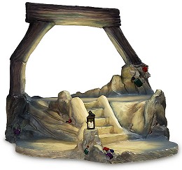 Snow White Jewel Mine Base by WDCC Disney Classics Image is watermarked for copyright protection and is not present on the actual art work.