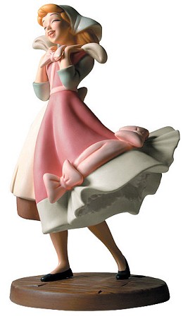 Cinderella With Dress Oh Thank You So Much by WDCC Disney Classics Image is watermarked for copyright protection and is not present on the actual art work.