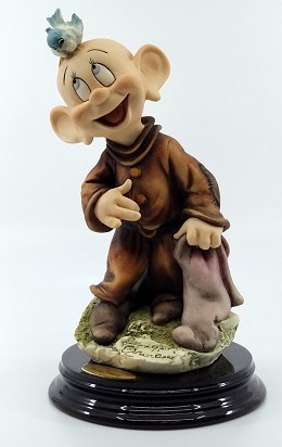 Dopey's New Friend by Giuseppe Armani Image is watermarked for copyright protection and is not present on the actual art work.