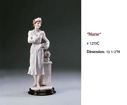Nurse by Giuseppe Armani Image is watermarked for copyright protection and is not present on the actual art work.