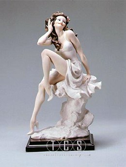 Waiting by Giuseppe Armani Image is watermarked for copyright protection and is not present on the actual art work.