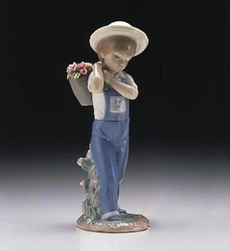Flower Harvest 1974-98 by Lladro Image is watermarked for copyright protection and is not present on the actual art work.