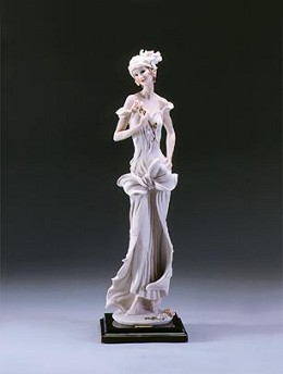 The Flirt by Giuseppe Armani Image is watermarked for copyright protection and is not present on the actual art work.