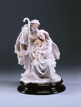 The Holy Family by Giuseppe Armani Image is watermarked for copyright protection and is not present on the actual art work.