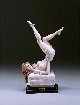 Gymnast by Giuseppe Armani Image is watermarked for copyright protection and is not present on the actual art work.