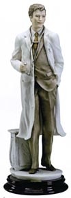 Doctor W/stethoscope by Giuseppe Armani Image is watermarked for copyright protection and is not present on the actual art work.