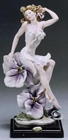 Miss Violet by Giuseppe Armani Image is watermarked for copyright protection and is not present on the actual art work.