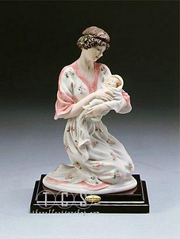 Mothers Darling by Giuseppe Armani Image is watermarked for copyright protection and is not present on the actual art work.