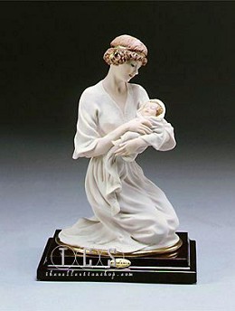 Mothers Darling by Giuseppe Armani Image is watermarked for copyright protection and is not present on the actual art work.