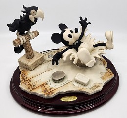 Steamboat Willie by Giuseppe Armani Image is watermarked for copyright protection and is not present on the actual art work.