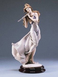 The Magic Flute by Giuseppe Armani Image is watermarked for copyright protection and is not present on the actual art work.