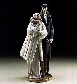 On The Town 1983-93 by Lladro Image is watermarked for copyright protection and is not present on the actual art work.