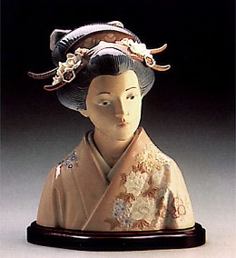 Lady Of The East 1986-93 by Lladro Image is watermarked for copyright protection and is not present on the actual art work.