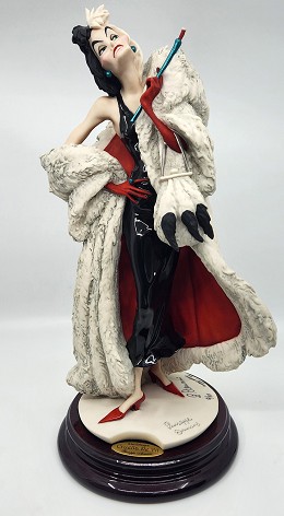 Cruella Devil Disney Convention 2001 Hand Signed by Giuseppe Armani Image is watermarked for copyright protection and is not present on the actual art work.
