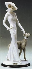 The Stroll by Giuseppe Armani Image is watermarked for copyright protection and is not present on the actual art work.
